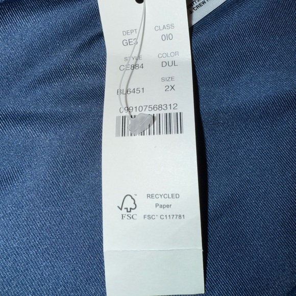 J Crew High-Waist bottom Hallie deep ultramarine embellished NWT size 2XL - Picture 5 of 6